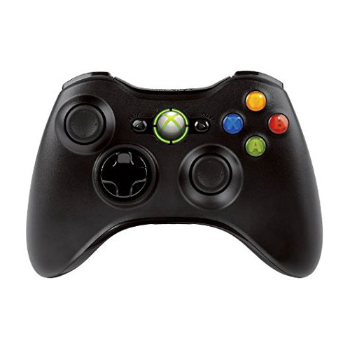 Xbox 360 무선 컨트롤러 : 블랙